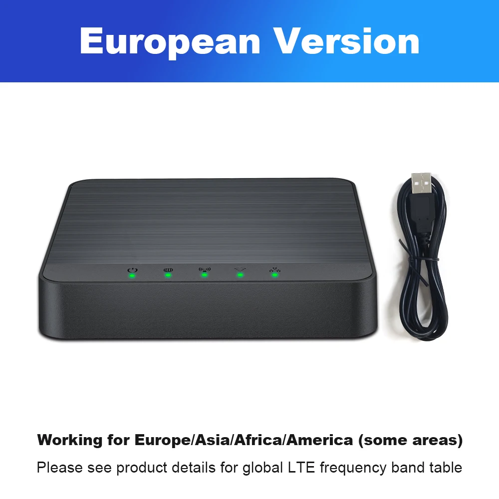 4G LTE WIFI Router 300Mbps Mini Box Wireless Wifi Portable Modem Outdoor Hotspot SIM Card Slot Repeater Supporting Up 30 Users: Default Title