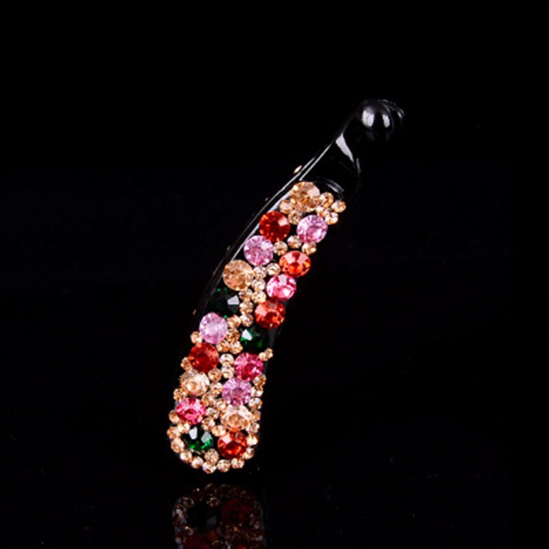 Clip à griffes en cristal coréen pour femmes, multicolore, Clip à fleur banane, pour couleurs de mariage, 1 pièce, offre spéciale: Multicolor 10cm