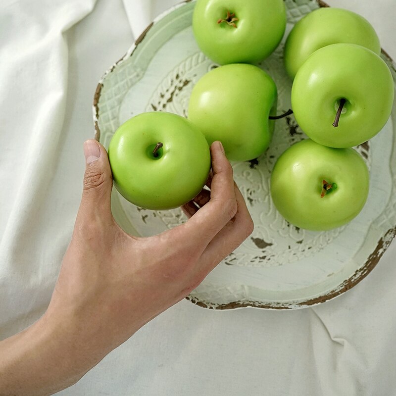 Simulation Green Apple Red Apple Foam Photo Prop