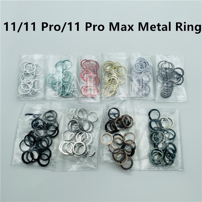 iPhone 11 Pro Max Camera Lens Bezel - Metal Replacement Ring for Back Cover Repair