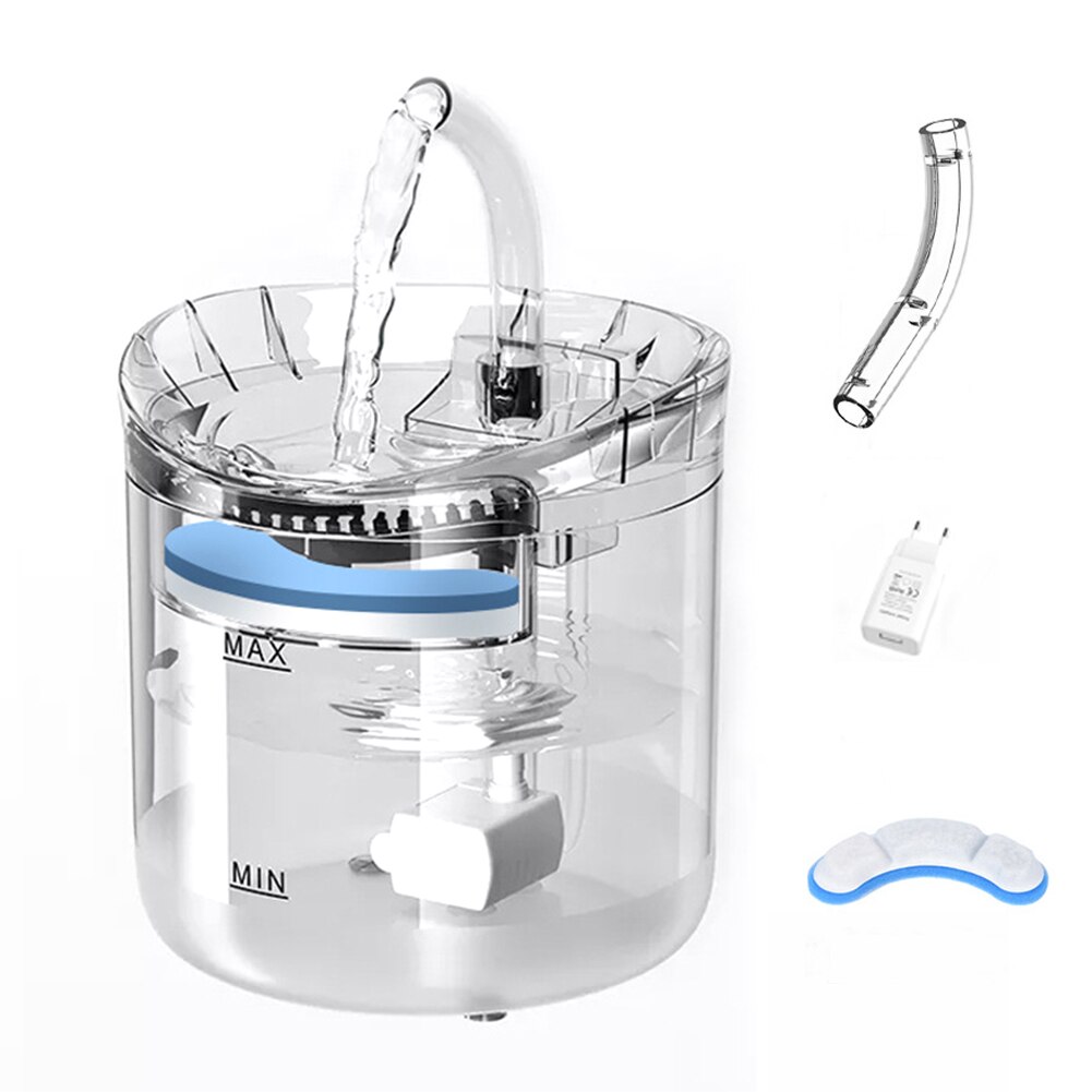 Kat Fontein Filter Automatische Sensor Drinker Ontmoette Kraan Hond Water Dispenser Transparante Filter Drinker Kat Hond Pet Feeder