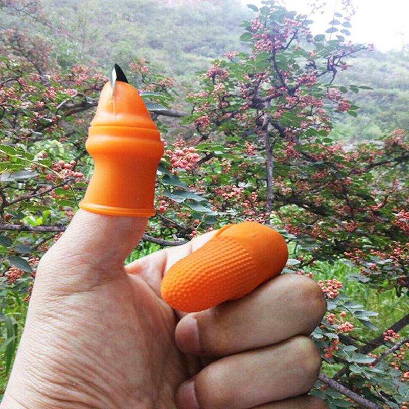 selector especial, protege los dedos para recoger y con artefactos, guantes para verduras, suministros de Metal, Pulgar, jardinería, corte K H7Z0