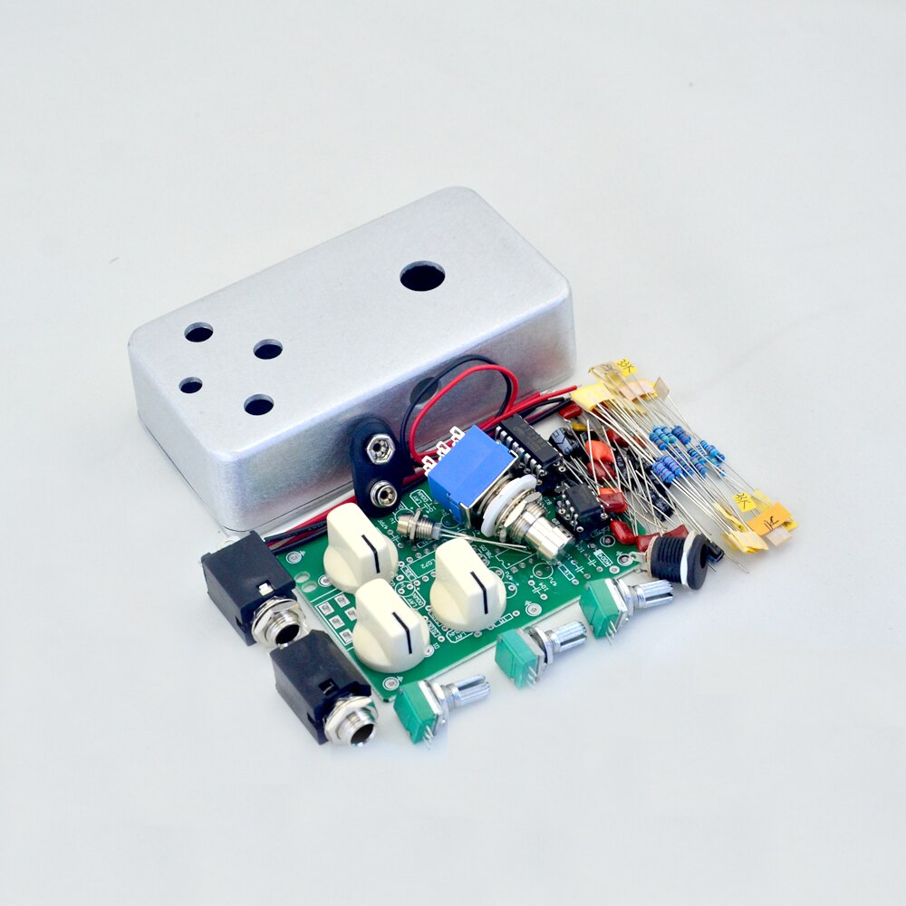 DIY Overdrive/retardo/pelusa/Boost/distorsión/Tremolo/Compresson Pedal de efectos de guitarra kit de Bypass verdadero Kits