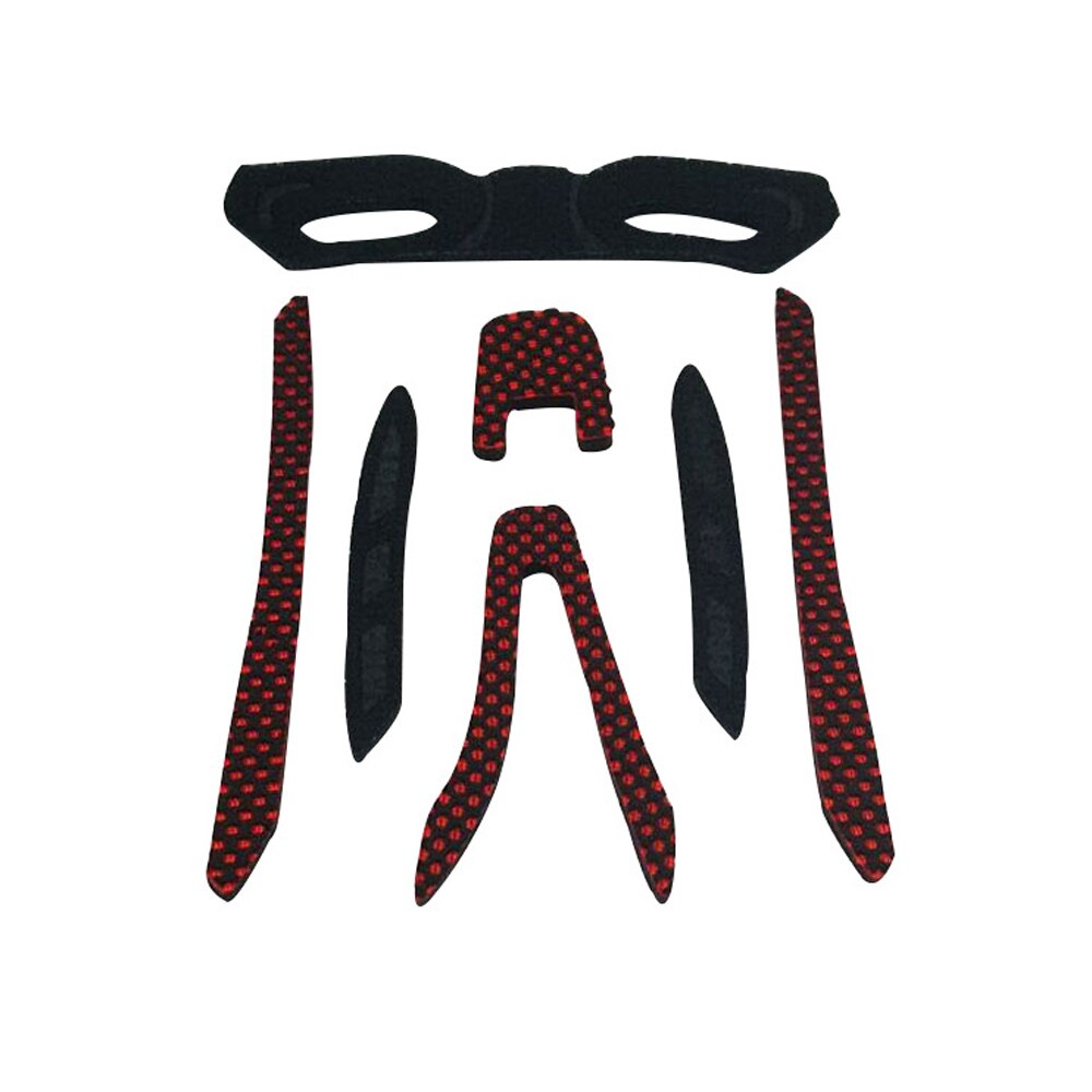 kit di imbottitura interna in spugna sigillata per casco impostato di cuscinetti in schiuma universale per casco da ciclismo per bicicletta: impostato 4
