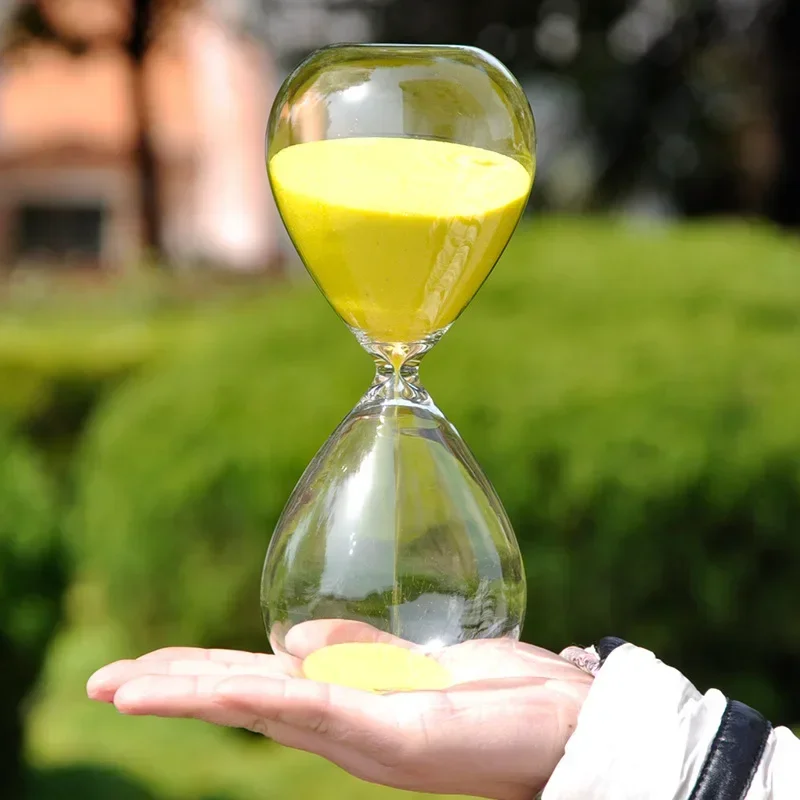 5/15/30/60 Minuten Stundenglas Sanduhr Timer Sanduhr Haushaltsgegenstände Sanduhr Sanduhr Große Home Office Dekor Dusche