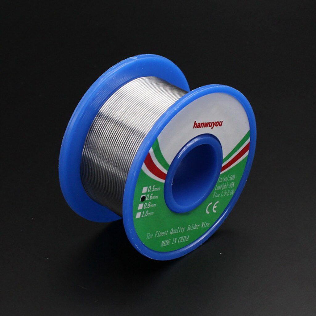 60-40 Tin Lood Rosin Core Soldeer Soldeerdraad Roll Voor Elektrische Solderding .039 "/1.0Mm 55G Soldeer &