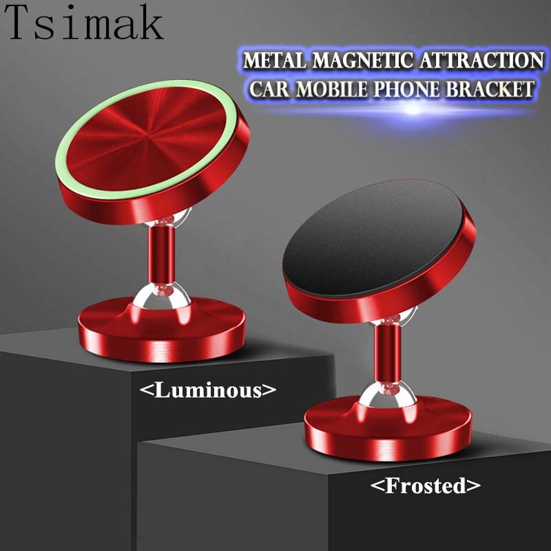 Tsimak Universele Metalen Magnetische Auto Mobiele Telefoon Houder Gps Stand Mount Voor Iphone 11 Pro Samsung Smartphones Auto Houder