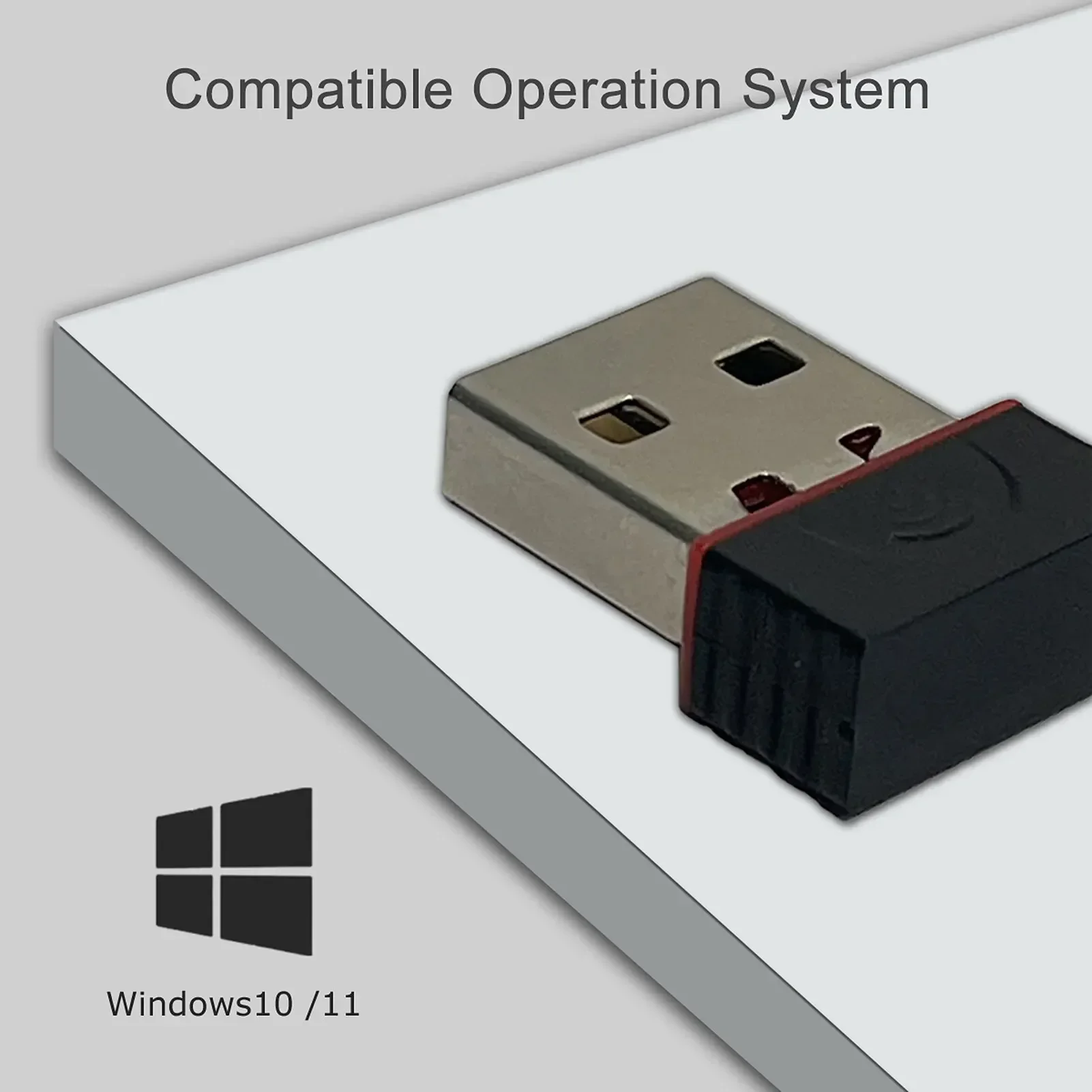 Ricezione segnale di rete WIFI 6 Mini adattatore Wi-Fi senza driver per PC Computer da tavolo Scheda di rete 2.4G USB Plug and Play