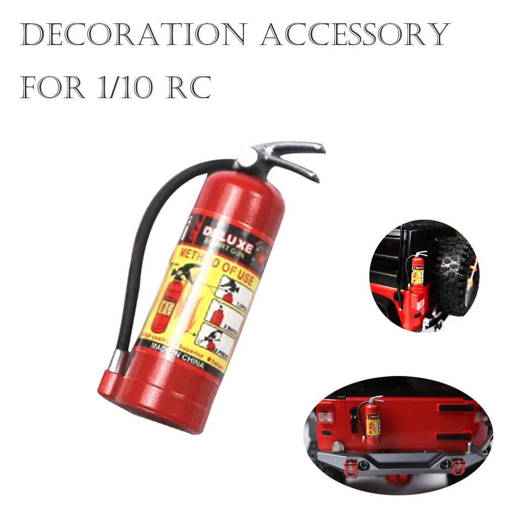 1/10 RC Crawler Accessory Parts Fire Extinguisher Model For Axial SCX10 TRX4 Children Fun Playing Game Toy Baby Boy Girl Toys