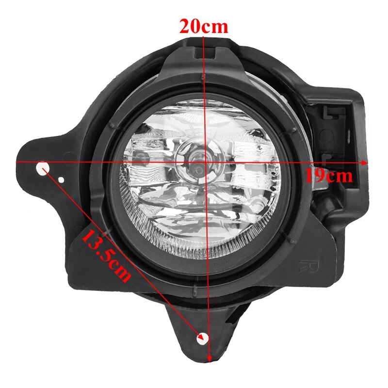 Car Fog Light Lamp Kit with Harness Relay Bulb Switch Styling for Toyota Hilux VIGO MK7