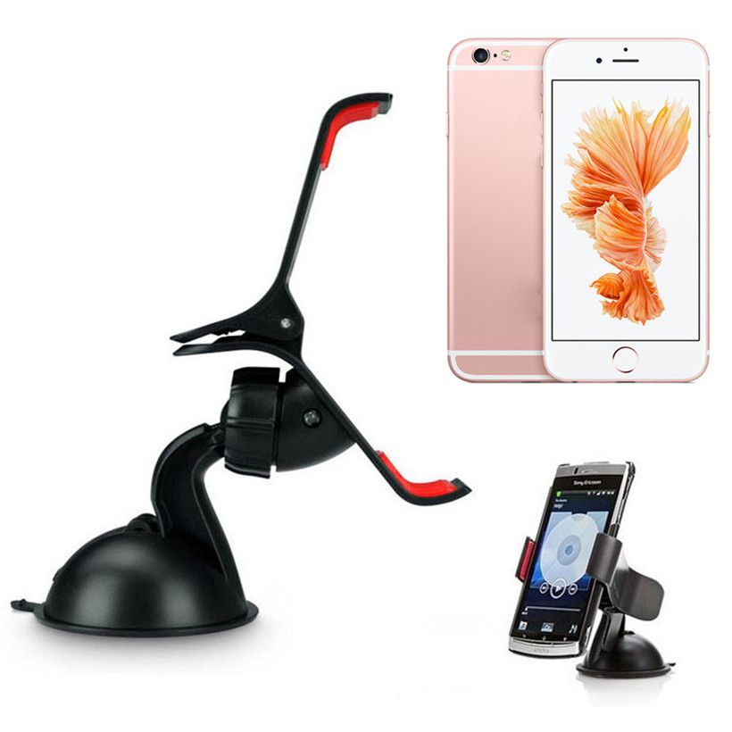 Universal Car Windshield Mount Stand Holder For iPhone 5S 6S / 6 Plus Phone GPS 0619: Default Title