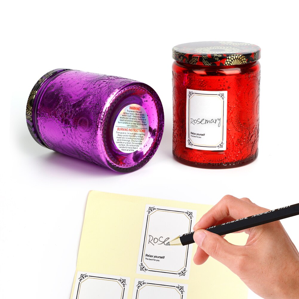 DIY Kerze Tasse Glas Soja Wachs Flaschen Topf Leere Aromatherapie Kerze Gläser Bunten Großen Container