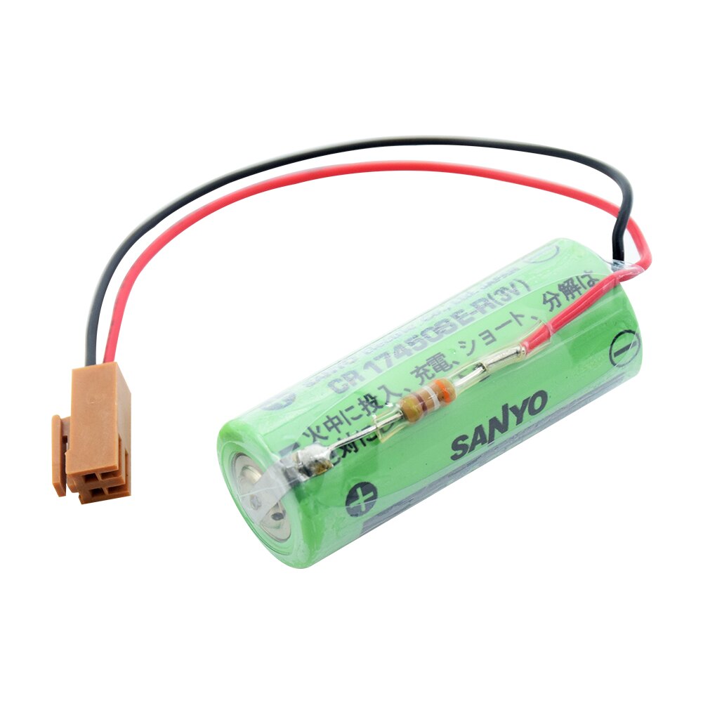 3V 2500mAh CR17450SE-R A98L-0031-0012 Li-ion lithium Battery A98L-0031-0012 A02B-0200 CR17450 With Resistor For Fanuc