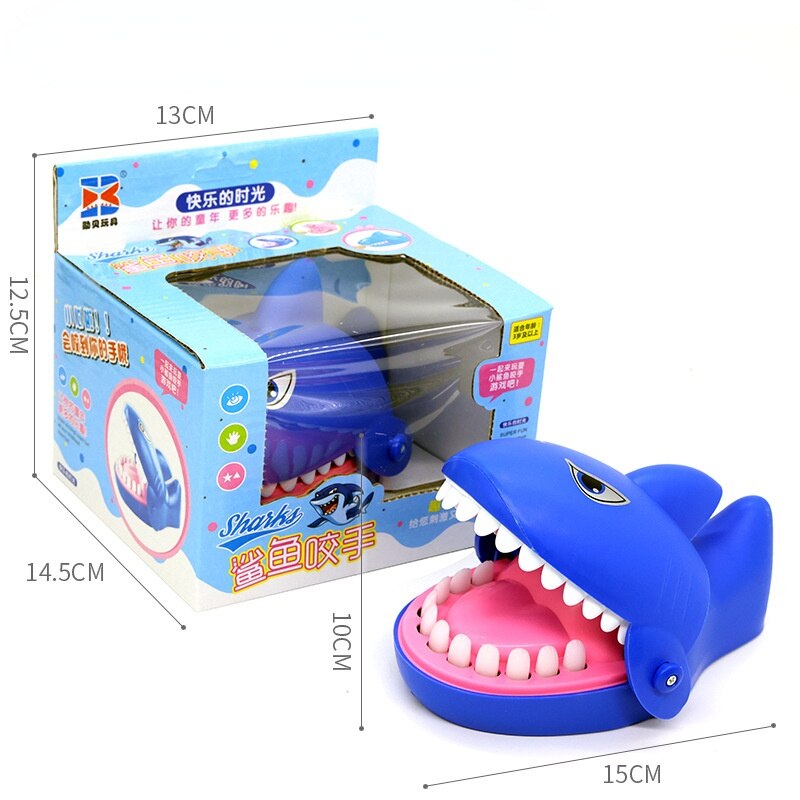 Press Tooth Biting Finger Shark Crocodile Tricky Party Decompression Toys: E