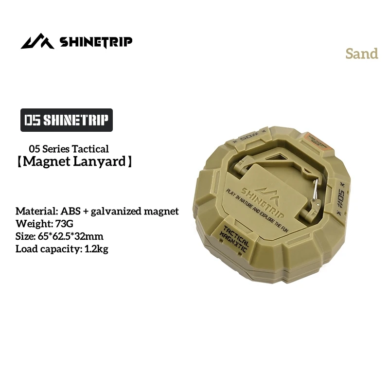 ShineTrip Tenda da campeggio forte gancio magnetico Lampada da esterno multiuso portatile Fibbia sospesa Fibbia di bloccaggio con clip per baldacchino esterno: Rosso