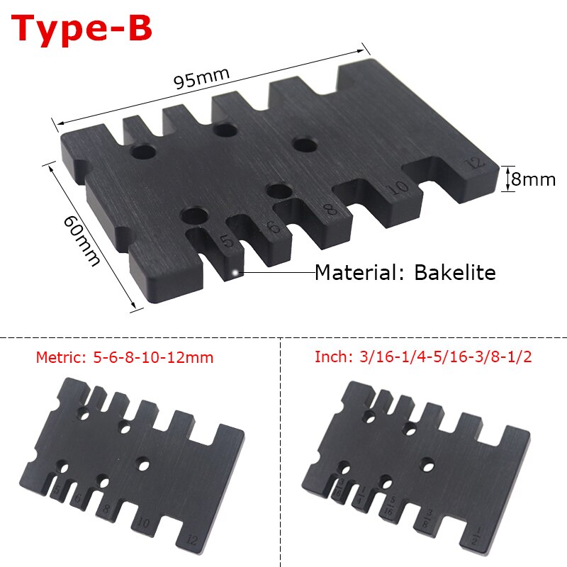 Woodworking Tenon Gauge Caliper Height Gauge Metric/Inch Tenon Cutter For Saw Router Table Machine DIY Carpentry Measuring Tools: Type-B