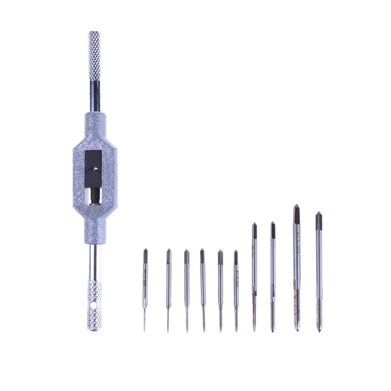 1 Set Mini Screw Tap Hand Thread Wire Tapping Threading Portable Attack Tool --M25