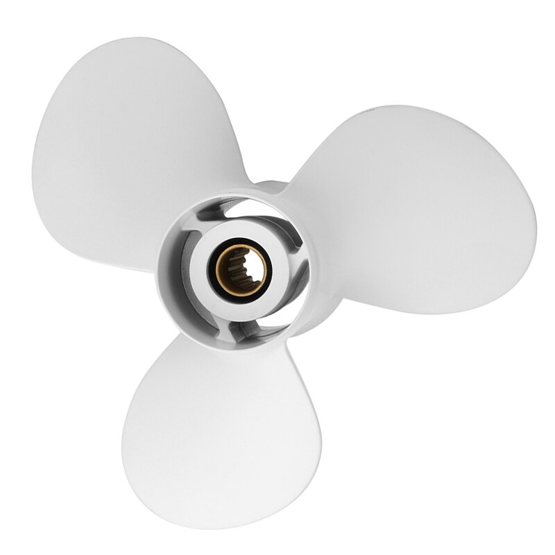 11 3/8X12 90mm Marine Propeller 3 Blades Boat Outboard Propeller For Yamaha 40 48 50 55 60HP Aluminum 13 Spline Tooths Diameter