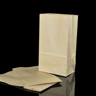 10 Uds. De bolsas de papel Kraft usadas para Devils Nail Vanising Champagne Bottle, martillo de goma, plátano, naranja, trucos de magia, accesorio
