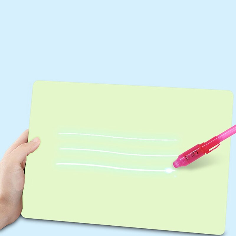 A5 Educatief Speelgoed Tekentafel Tablet Graffiti Led Lichtgevende Magic Ruwe Met Licht-Fun 1Pc