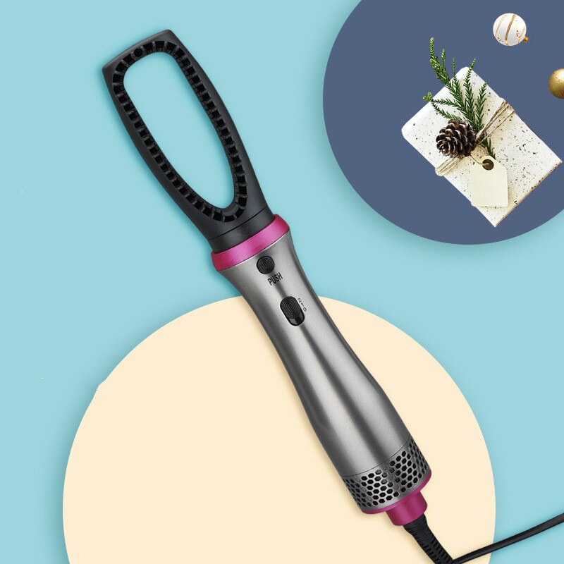 Secador de pelo multifuncional 5 en 1 Electri, cepillo para usar con secador de cabello, peine volumizador, plancha de pelo