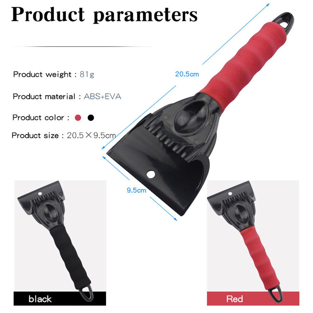 Auto Voorruit Ijskrabber Plastic Sneeuw Schop Borstel Sneeuw Removal Voor Auto &#39;S En Kleine Vrachtwagens Car Cleaning Accessoires