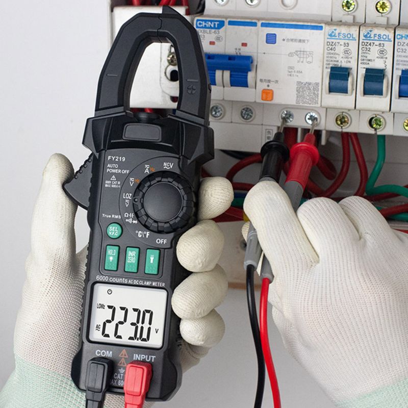 Clamp Meter Multimeter Dual Display Digital Ammeter Voltage Current Tester Tools