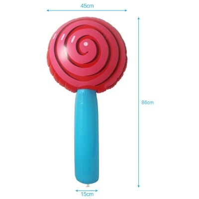 Opblaasbare Lolly Speelgoed Model Oversized Opblaasbare Candy Jaarvergadering Activiteit Spel Rekwisieten Kinderspeelgoed