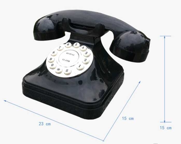 Klassieke Vaste Telefoon Voor Thuis Kantoor Ouderwetse Draadgebonden Telefoon