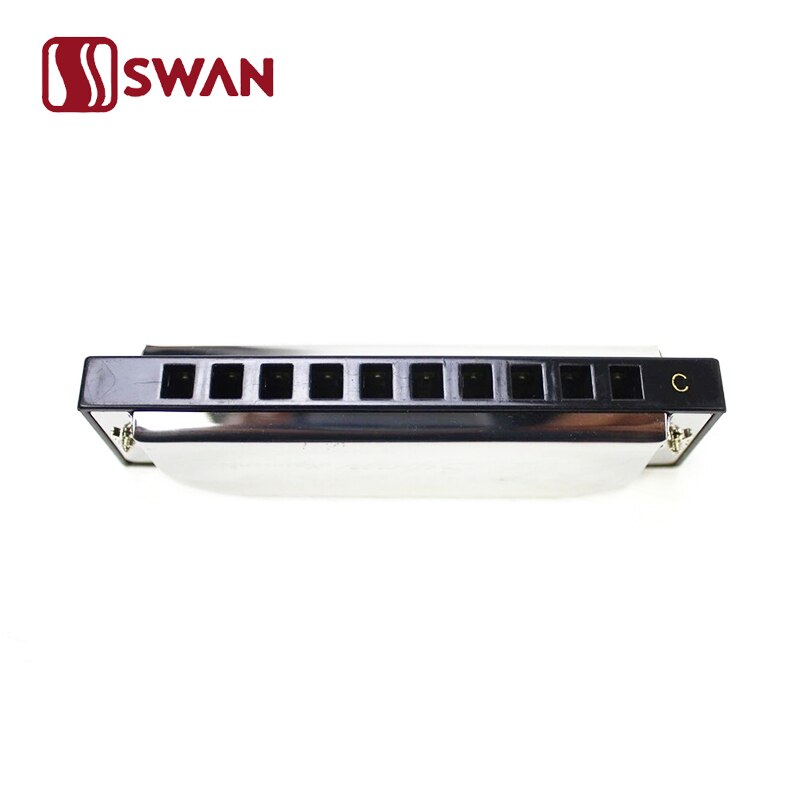 Swan SW1020H-3 Folk Jazz 10-Hole Blues Harmonica Diatonic Harmonica/10-Holes Harp Woodwind music instrument BRAND
