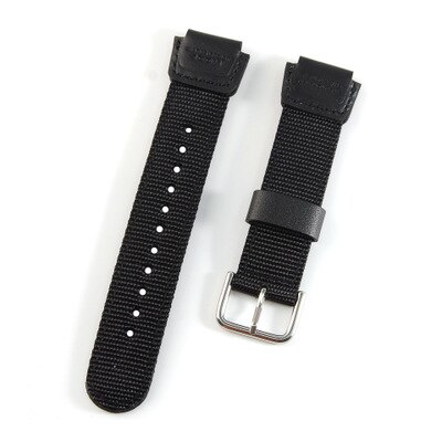 Bracelet en Nylon Bracelet de Montre Casio SGW-300 AQW-110 SGW-400H W-735H W-S200H AE-1000W AE-1200 AEQ-110W Remplacement Bracelet: Black