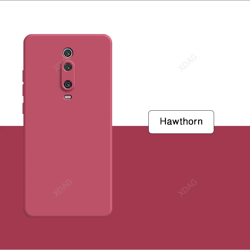 Coque de téléphone portable pour Xiaomi Mi9T Mi 9T Pro Funda 9TPro 5G, flocage interne, double couche en Silicone liquide, couverture arrière douce et originale: PP / Rose