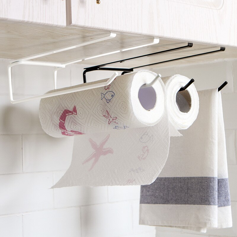 Kitchen Cabinet under Tissue Holder Hole Punched T... – Grandado