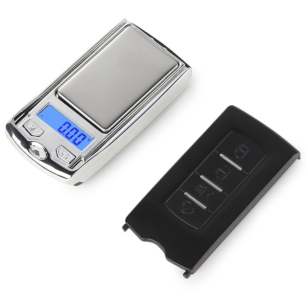 100g/0.01g Mini Portable Jewelry Electronic Scale Balance Car Key Ring Keychain
