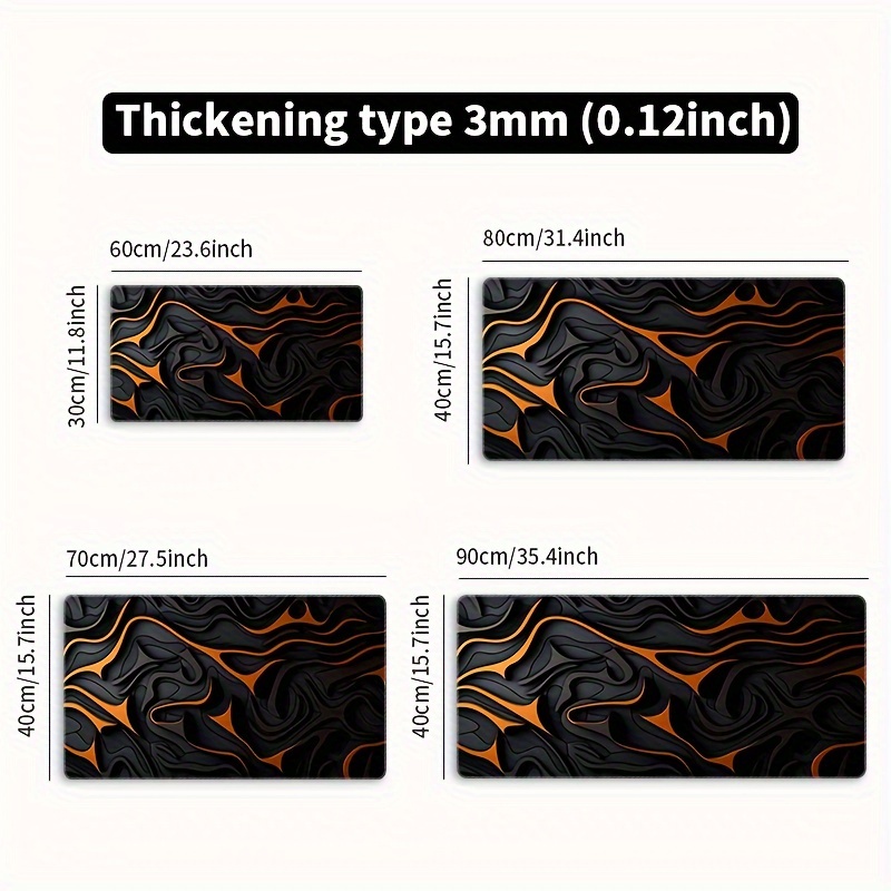 E-Sports Gaming Mouse Pad 900x400MM Rubber Base Non-Slip Sutured Edges Large Keyboard Mat Home and Office Desk pad accessories