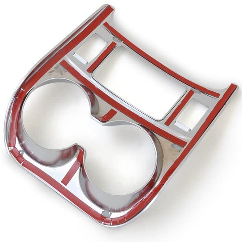 Til nissan qashqai bil gearkasse skifte panel dækning vand kop holder trims bil styling abs tilbehør