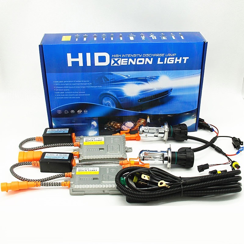 Schnelle helle 12 v 55 W Xenon h4 h/l versteckt h4-3 h4 bi-Xenon versteckt scheinwerfer Bausatz 4300 k 6000 k 8000 k