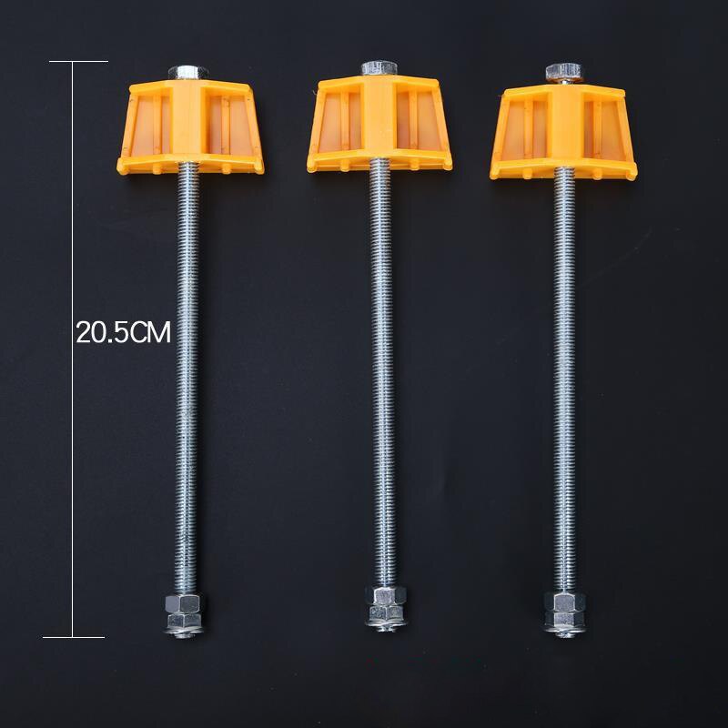 10Pcs Manual Tile Locator Wall Regulator Height Ceramic Fine Thread Rising Tile Leveler Adjustment Construction Tool