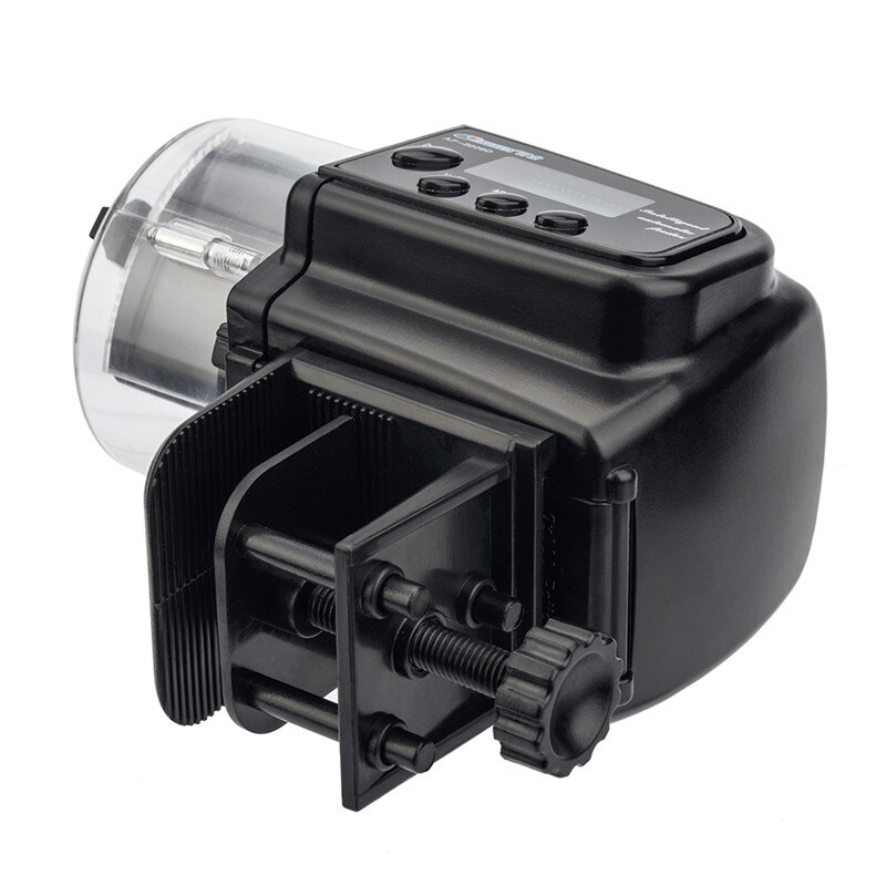RESUN 65mL Automatic Fish Feeder for Aquarium Fish Tank Auto Feeders with Timer Pet Food dispenser LCD Indicates Fish Feeder