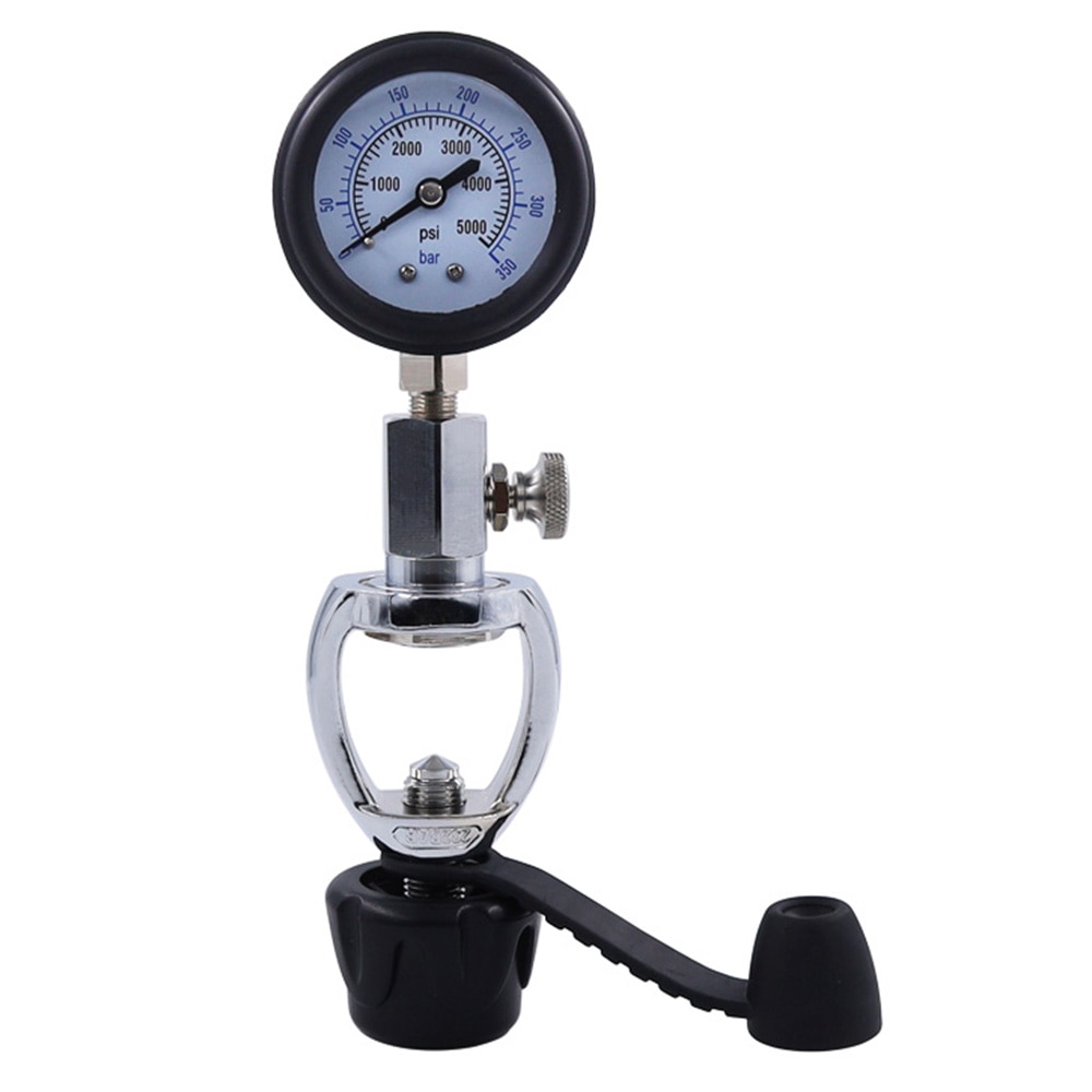 Manometer Druck Inspektion Tester Tauchen Tauchen Wahl Öl Panzer Druck 5000PSI 350Bar Inspektion Tester