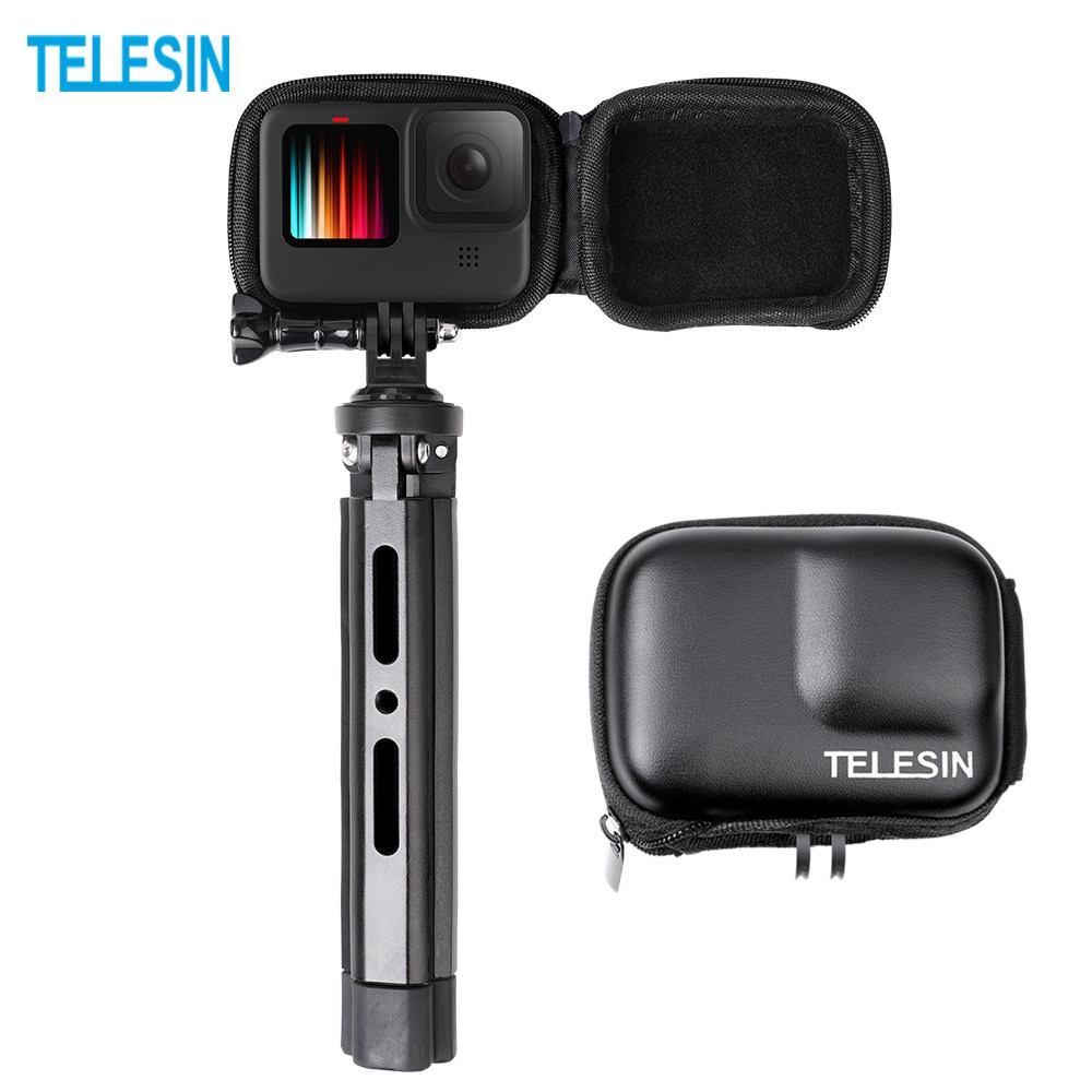 Telesin Eva Mini Camera Zak Gaan Pro Hero9 Waterproof Case Portable Storage Box Voor Gopro Hero 9 Black Action Camera accessoires