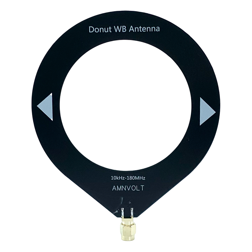 Antena Donut WB de 10khz-180mhz con convertidor de baja impedancia, Mini antena de anillo, antena MW/SW, antena de onda media de onda corta: Rosa
