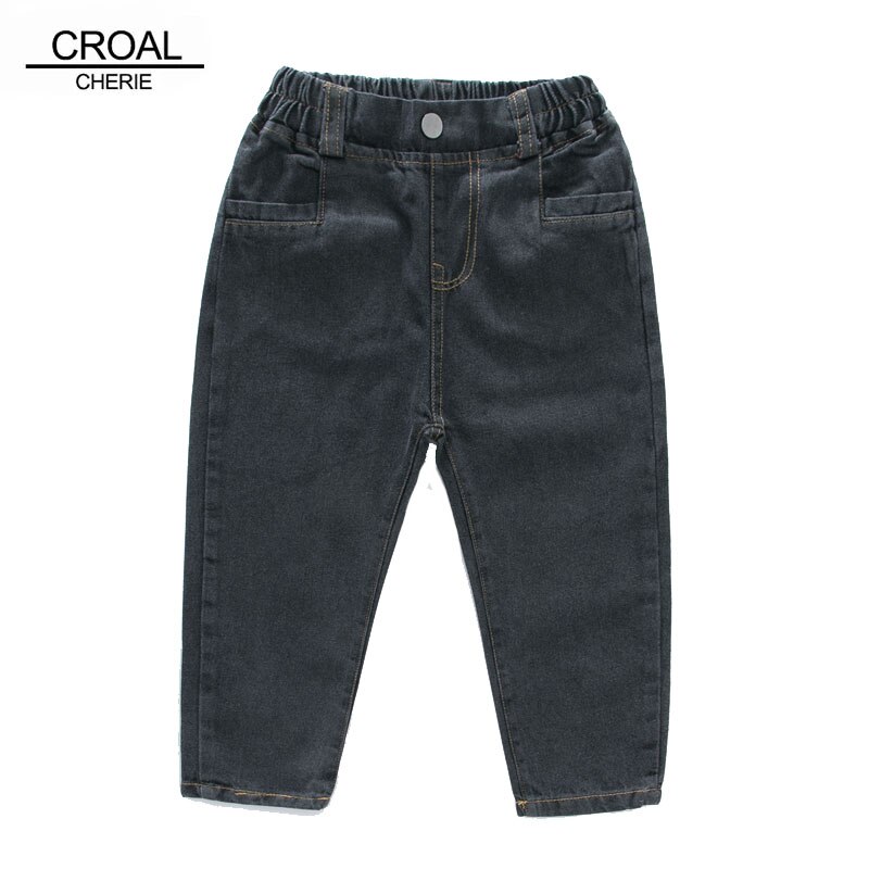 CROAL CHERIE primavera nero Jeans per bambini bambini ragazzi Jeans pantaloni in Denim per adolescenti ragazze Jeans per bambini vestiti per bambini