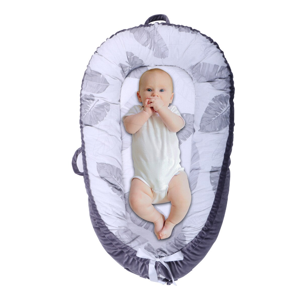 80*50cm Cotton Baby Bed Portable Removable and Washable Baby Cot American Bionic Bed of Uterus Baby Nest Baby Crib