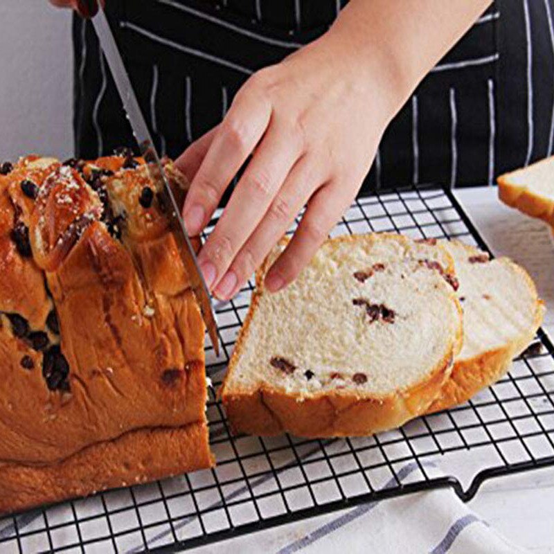 Keuken Houten Handvat Gekarteld Cake Mes Rvs Broodmes Cake Cutter/Leveler Brood Slicer Broodjes Snijden Snijden