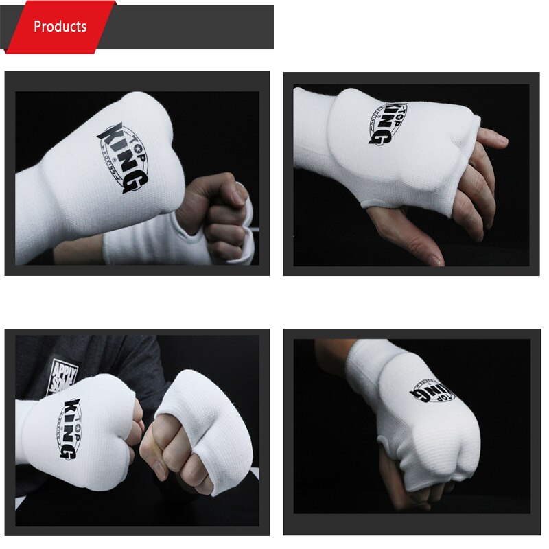 Dames halve vinger handschoenen boks hand wraps binnenhandschoenen elastische bandages sanda boks piek beschermende handschoenen