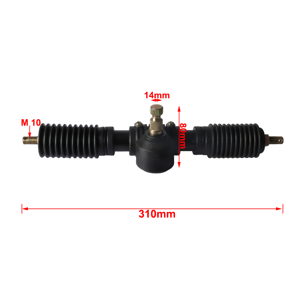 30T Steering Column U joints Shaft 300mm 320mm 420mm Power Steering Gear Rack Pinion Fit For DIY Go Kart ATV UTV Buggy Quad Bike: WHITE