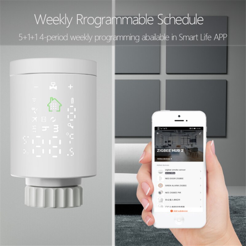 Intelligent Alexa Zigbee Tuya Smart Life Digital Heating Room Thermostat Wifi