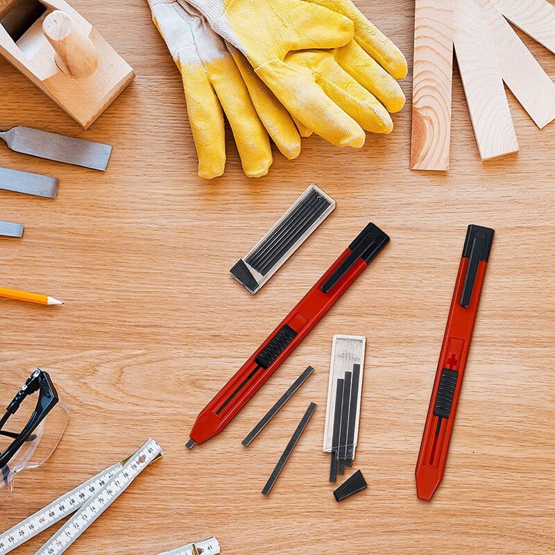 3 Sets Of Mechanical Carpenter'S Pencil Practical Marking Tools, Suitable for Carpenter Painting Carpenter Architect