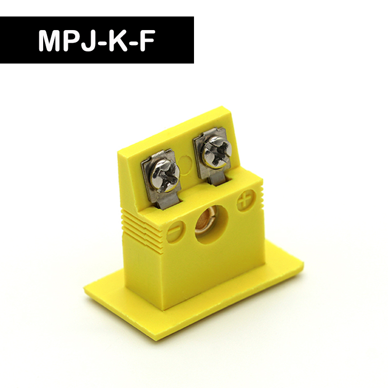 Enchufes y enchufes de termopar tipo K/T/J/E, montaje en Panel de Sensor, enchufe y conector de cable en miniatura, 1 Uds.: Plata